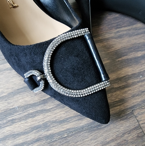 Suede leather heels - Picture 3 of 4